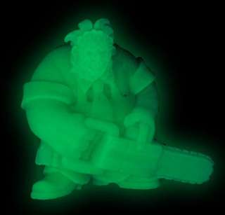 cinema of fear tiny terrors glow in the dark figure leatherface