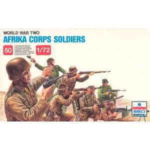  ESCI Ertl 172 50 World War II Afrika Corps Soldiers Model 
