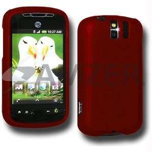  Amzer Rubberized Red Snap On Crystal Hard Case Cell 