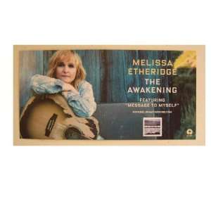  Melissa Ethridge Poster Double Sided The Awakening 