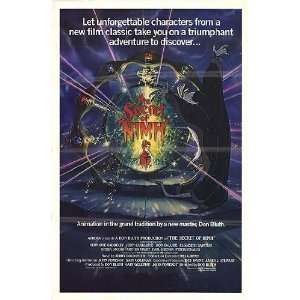  Secret Of NIMH Original 1982 Folded Advance Movie Poster 