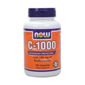 Vitamin C 1000 with Bioflavonoids 100 Capsules NOW Foods