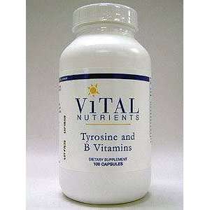  Vital Nutrients   Tyrosine and B Vitamins   100 caps 