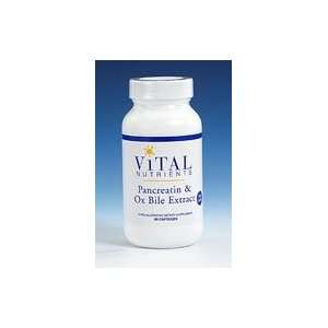  Vital Nutrients   Pancreatin & Ox Bile 60c Health 