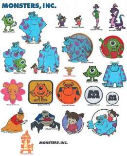 Brother SA310D Monsters Inc Disney Embroidery Card  