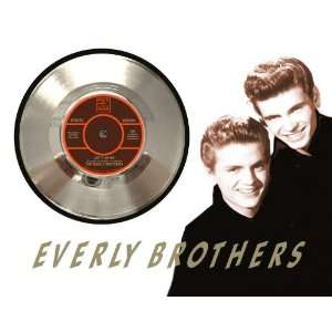  Everly Brothers Let It Be Me Framed Silver Record A3 
