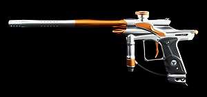   Fusion FX Paintball Gun Marker   Silver / Orange (Afterburner)  