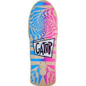 com Vision Gator 2 Deck 10.25 Nat Fade Blue Pur Pink Skateboard Decks 