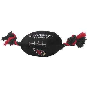  Pets First Arizona Cardinals Pet Football Rope Toy, 6 Inch 