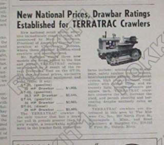 1952 Terratrac Crawler ARTICLE American Tractor Corp  