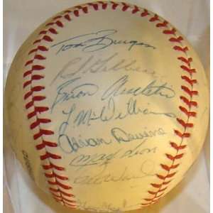 1978 BRAVES Team 20 SIGNED ONL Feeney Baseball NIEKRO   New Arrivals 