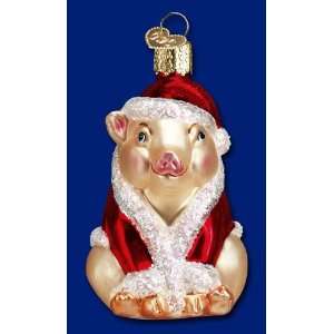   Christmas ornament Christmas Ham Santa Claus pig 3 1/4