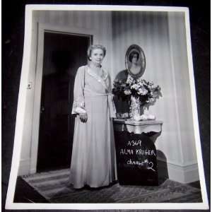  Actress Alma Kruger Vintage Studio Wardrobe Photograph 