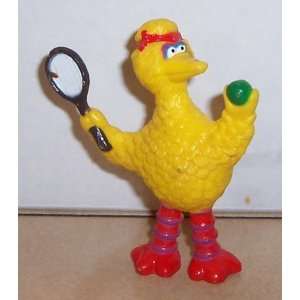  Vintage 80s Muppets Sesame Street BIG BIRD PVC Figure Jim 