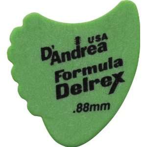  DAndrea 390 Sharkfin Delrex Delrin Guitar Picks One Dozen 