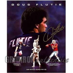  Signed Doug Flutie Picture   16x20 Collage Sports 