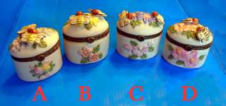 Bumble Bee Ceramic Jewelry or Trinket Box Your Choice  