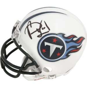  Vince Young Tennessee Titans Autographed Mini Helmet 