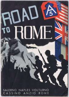 Road to Rome Salerno Naples Volturno Cassino Anzio Rome Lt. Gen. Mark 