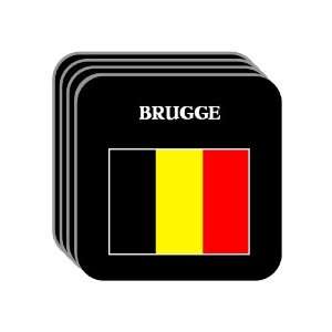Belgium   BRUGGE Set of 4 Mini Mousepad Coasters