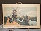 Embossed Windmill Volendam Holland Souvenir Spoon  