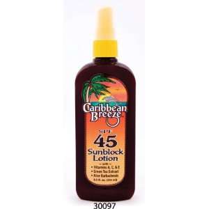  Caribbean Breeze SPF 45 SunScreen Spray Lotion, 8.5 oz 