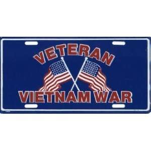  Vietnam Veteran Front Novelty License Plate 6x12 