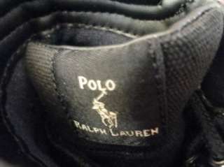 POLO RALPH LAUREN TODDLER BOYS BLACK HOLDEN BOOTS US 11.5 NEW  