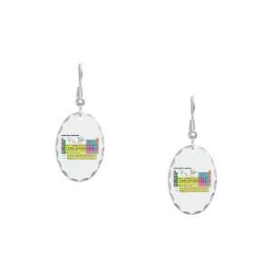   Earring Oval Charm Periodic Table of Elements Artsmith Inc Jewelry