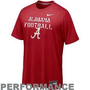 Nike Alabama Crimson Tide 2011 Bench Press Legend Performance T shirt 
