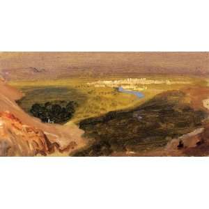  FRAMED oil paintings   Frederic Edwin Church   24 x 12 
