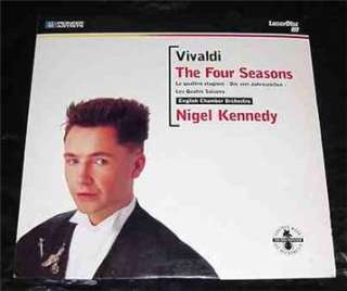 LD  NIGEL KENNEDY Vivaldi The Four Seasons laserdisc  