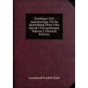   thland, Volume 5 (Swedish Edition) Leonhard Fredrik RÃ¤Ã¤f Books