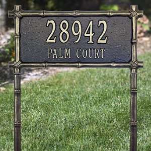  Bamboo Framed Address Plaque   Wall   Frontgate