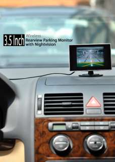Inch Wireless Rearview Parking Monitor with Nightvision Camera 