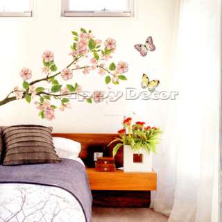 CHERRY BLOSSOM DECALS MURAL WALL DECOR STICKERS #280  
