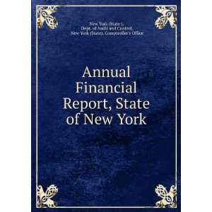  Annual Financial Report, State of New York Dept. of Audit 