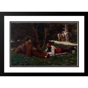  Vibert, Jehan Georges 24x18 Framed and Double Matted An 