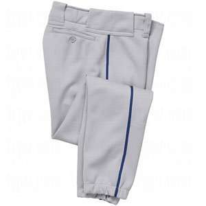  Easton Youth Pro Plus Baseball Piped Pants Grey/Navy Small 