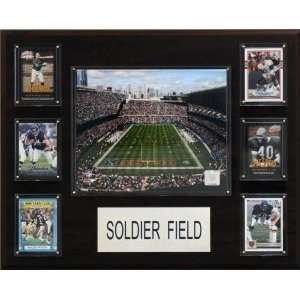  Chicago Bears Soldier Field Stadium 16x20 Plaque Sports 