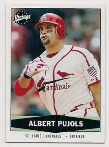 ALBERT PUJOLS 2004 Upper Deck Vintage #1 Cardinals  