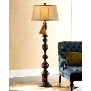    JohnRichard Collection Old World Wood Floor Lamp