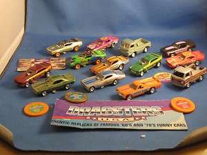 Lot of 13 Johnny Lightning Classic Dragsters and Funny Cars  