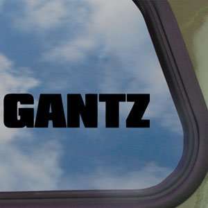  GANTZ Logo Black Decal Movie Anime Cartoon Window Sticker 