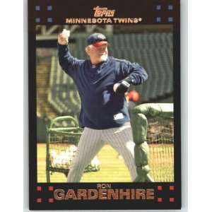  2007 Topps #248 Ron Gardenhire MG   Minnesota Twins 