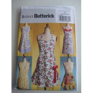  Butterick Pattern B4945 Vintage Aprons Size XY Adult Sm 