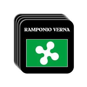   Region, Lombardy   RAMPONIO VERNA Set of 4 Mini Mousepad Coasters