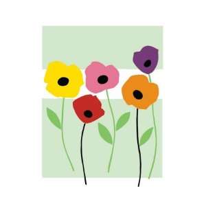   Poppies Giclee Poster Print by Muriel Verger, 19x24