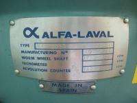 Portable De laval Centrifuge MAB 205 Alfa skid oil biodiesel  