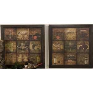  Wine Culture Set Of 2